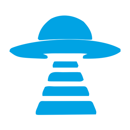 UFO Beam Logo #00a3e4