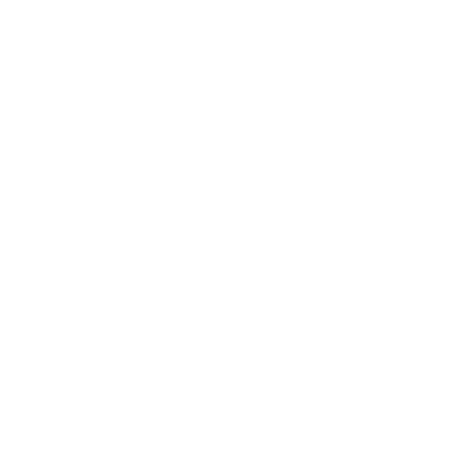 UFO Beam Logo #ffffff