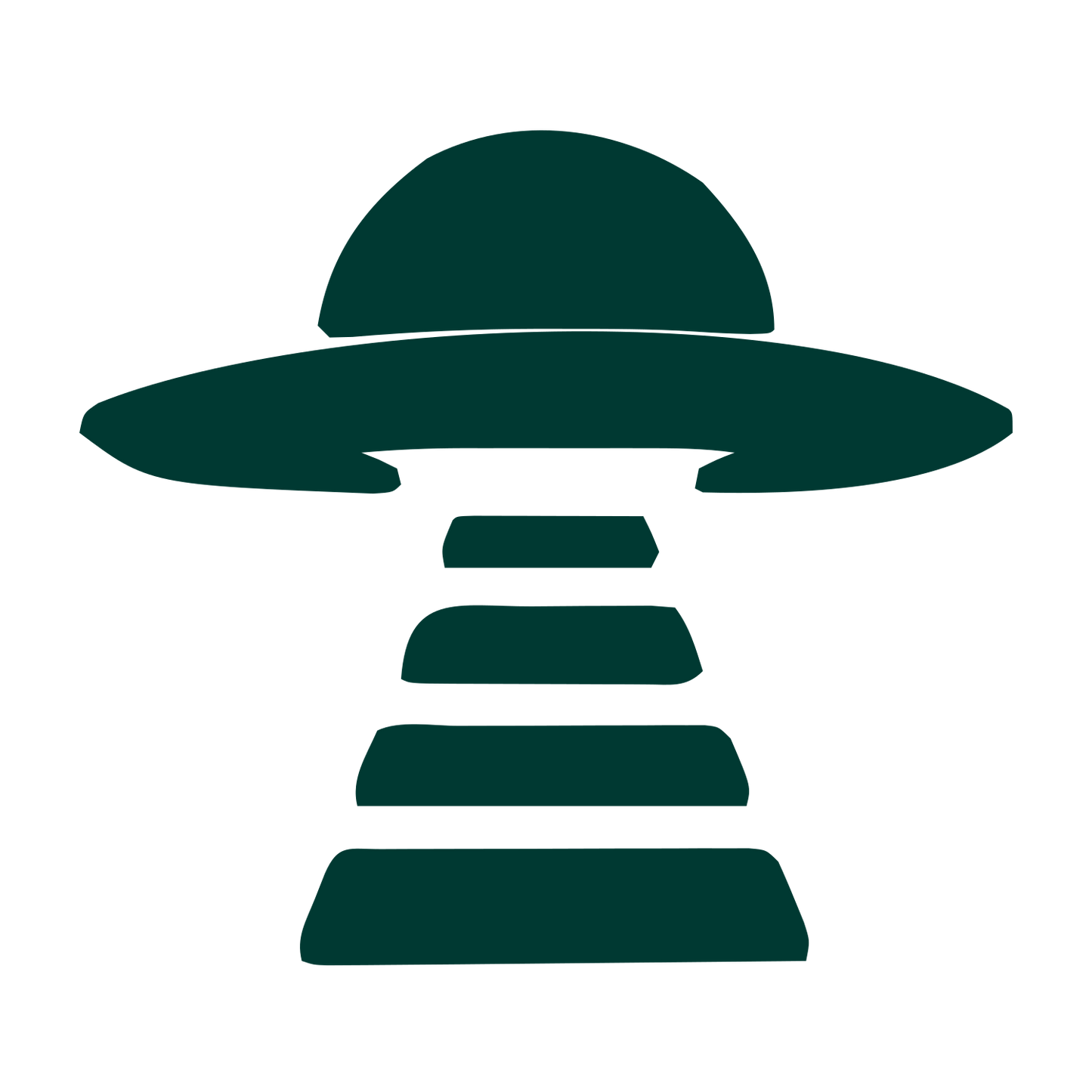 UFO Beam Logo #003932