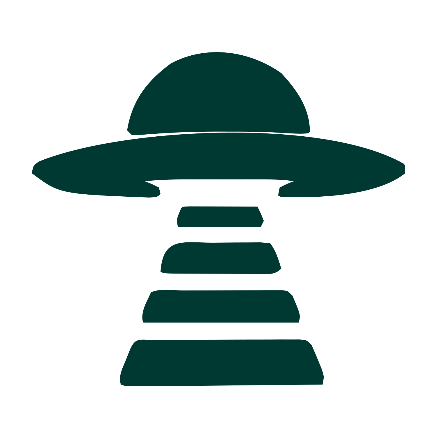 UFO Beam Logo #003932