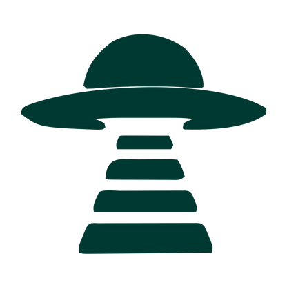 UFO Beam Logo #003932