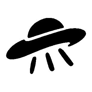 Hand-Drawn UFO Logo