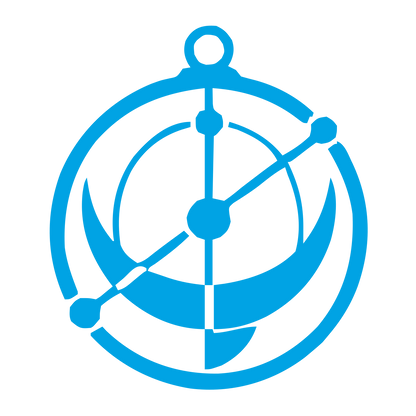 Astrolabe Compass Circle Logo #00a3e4