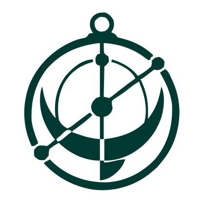 Astrolabe Compass Circle Logo #003932