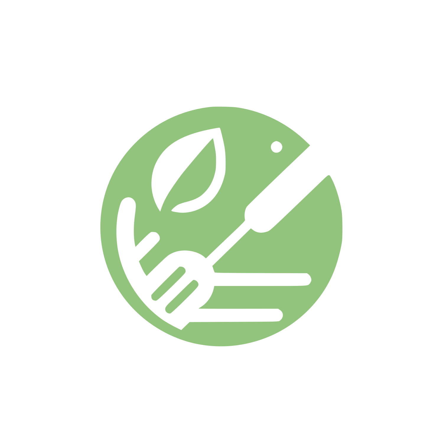 Eco-Friendly Food Farming Logo #93C47D