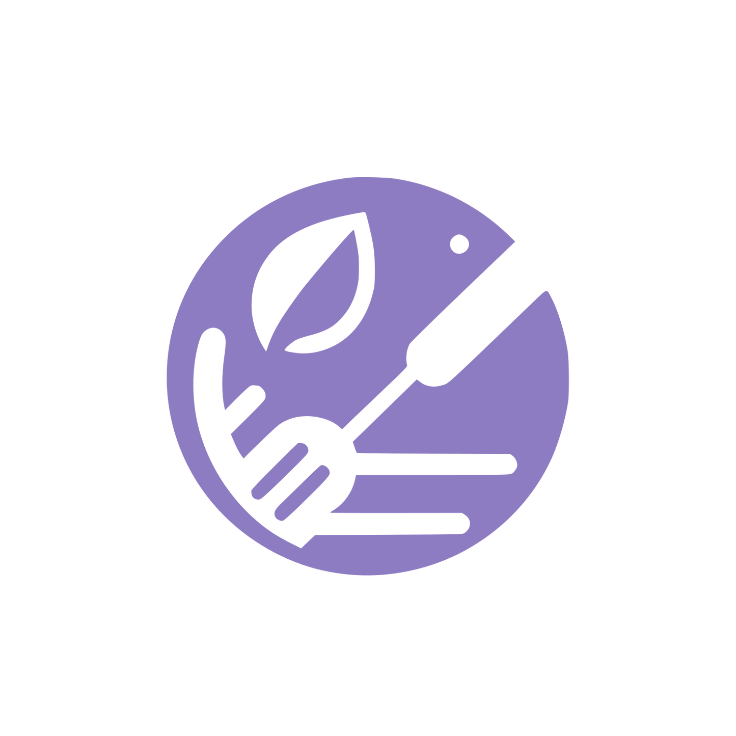 Eco-Friendly Food Farming Logo #8E7CC3