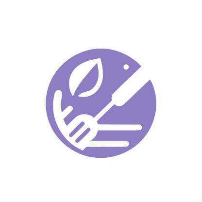 Eco-Friendly Food Farming Logo #8E7CC3