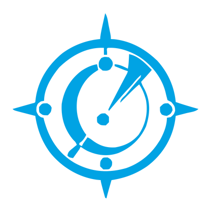 Astrolabe Compass Rose Logo #00a3e4