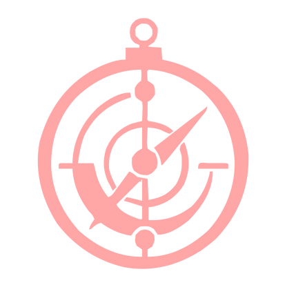 Astrolabe Compass Navigation Logo #ffa6a6