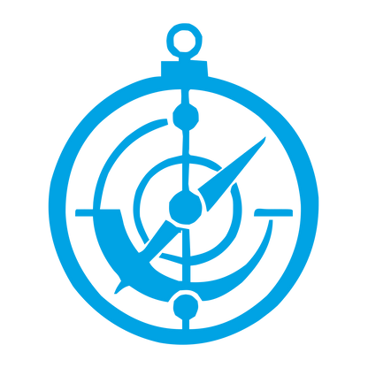 Astrolabe Compass Navigation Logo #00a3e4