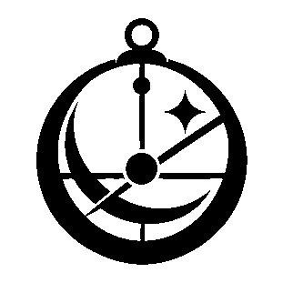 Astrolabe Compass Clock Logo