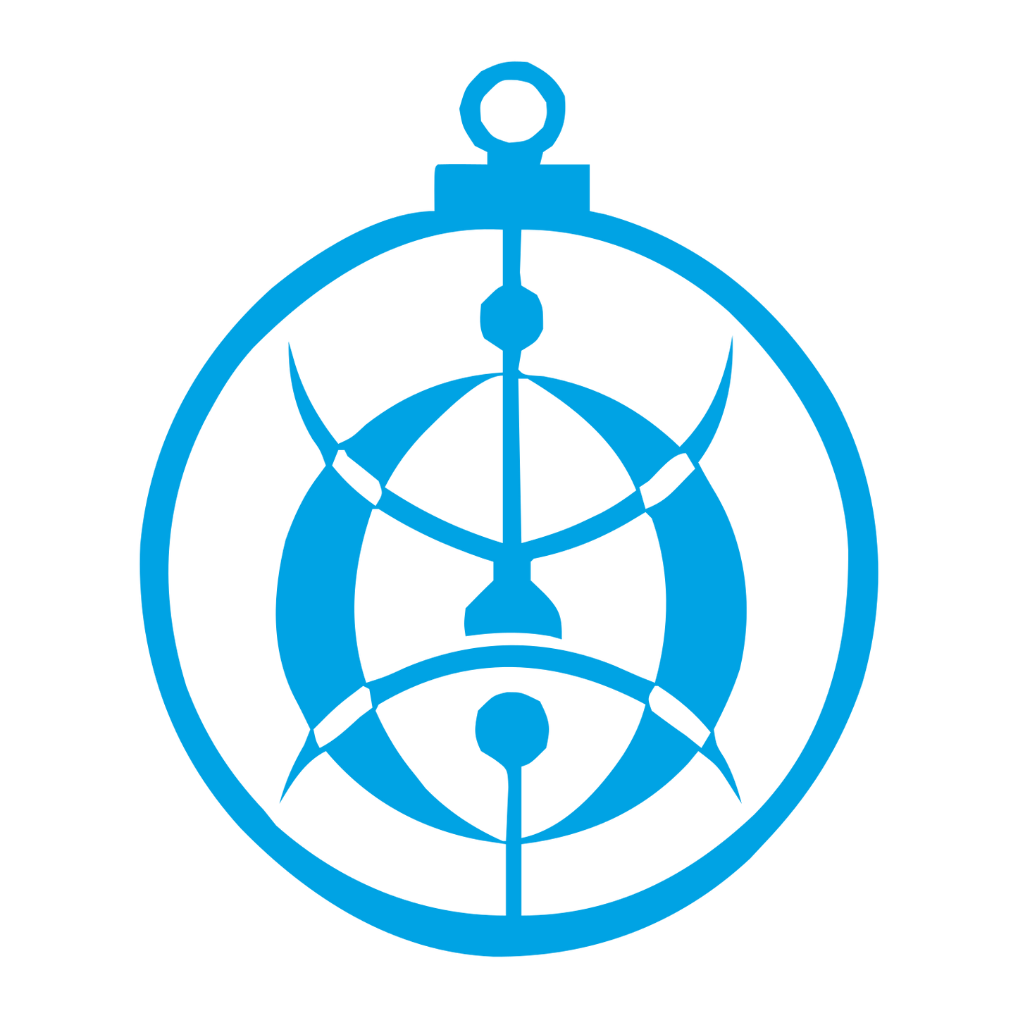 Astrolabe Eye Circle Logo #00a3e4