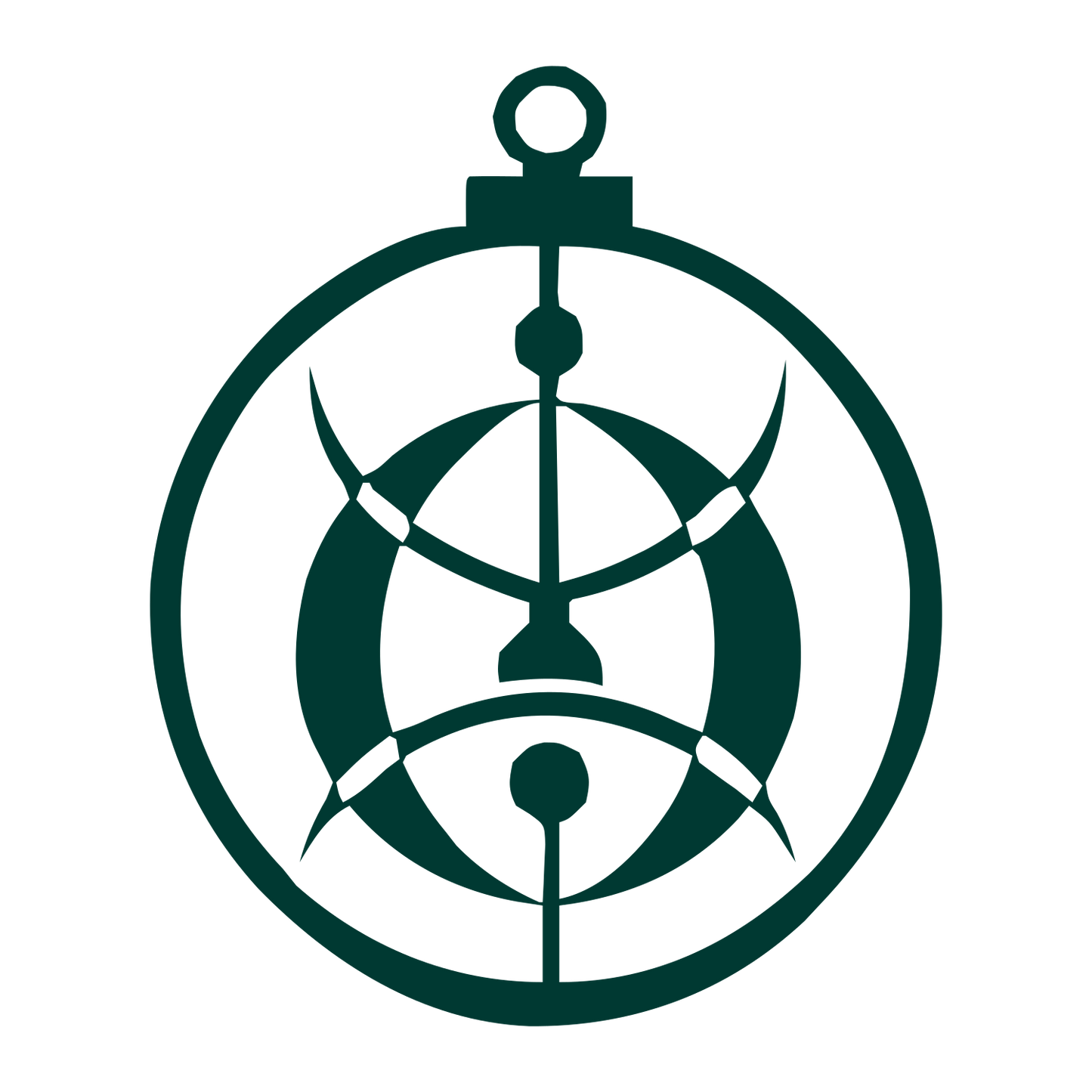 Astrolabe Eye Circle Logo #003932