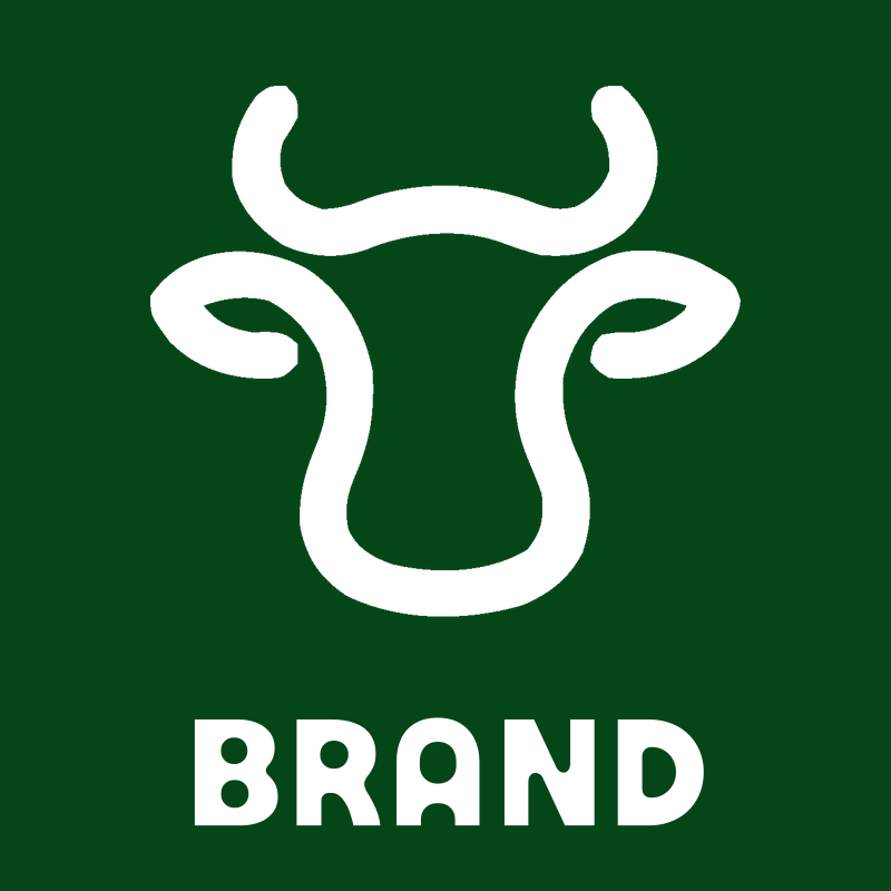 Monoline Cow Head Logo preview