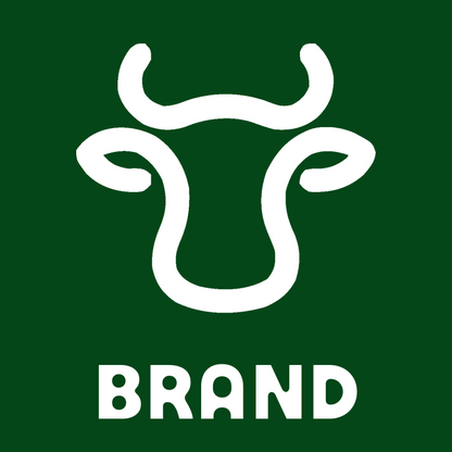 Monoline Cow Head Logo preview