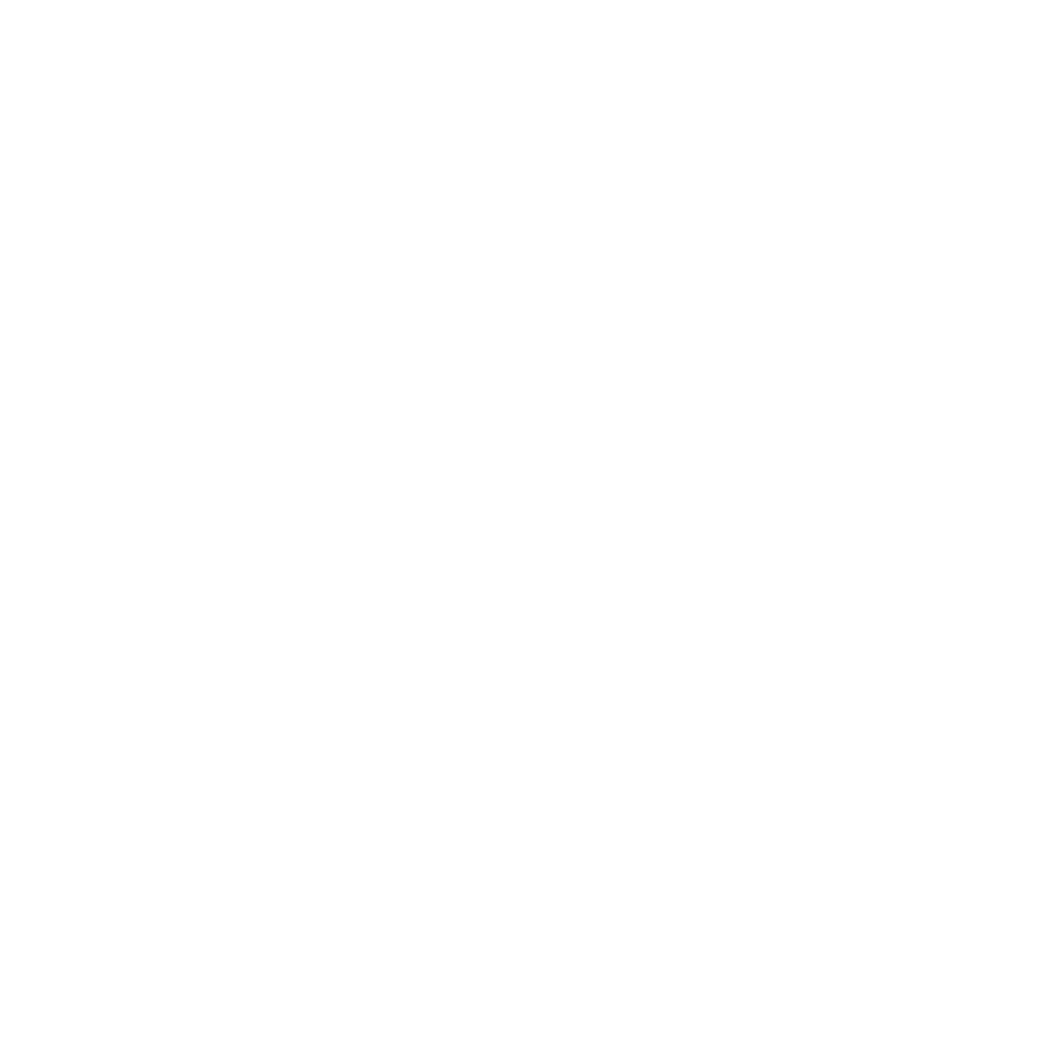 Monoline Cow Head Logo #ffffff