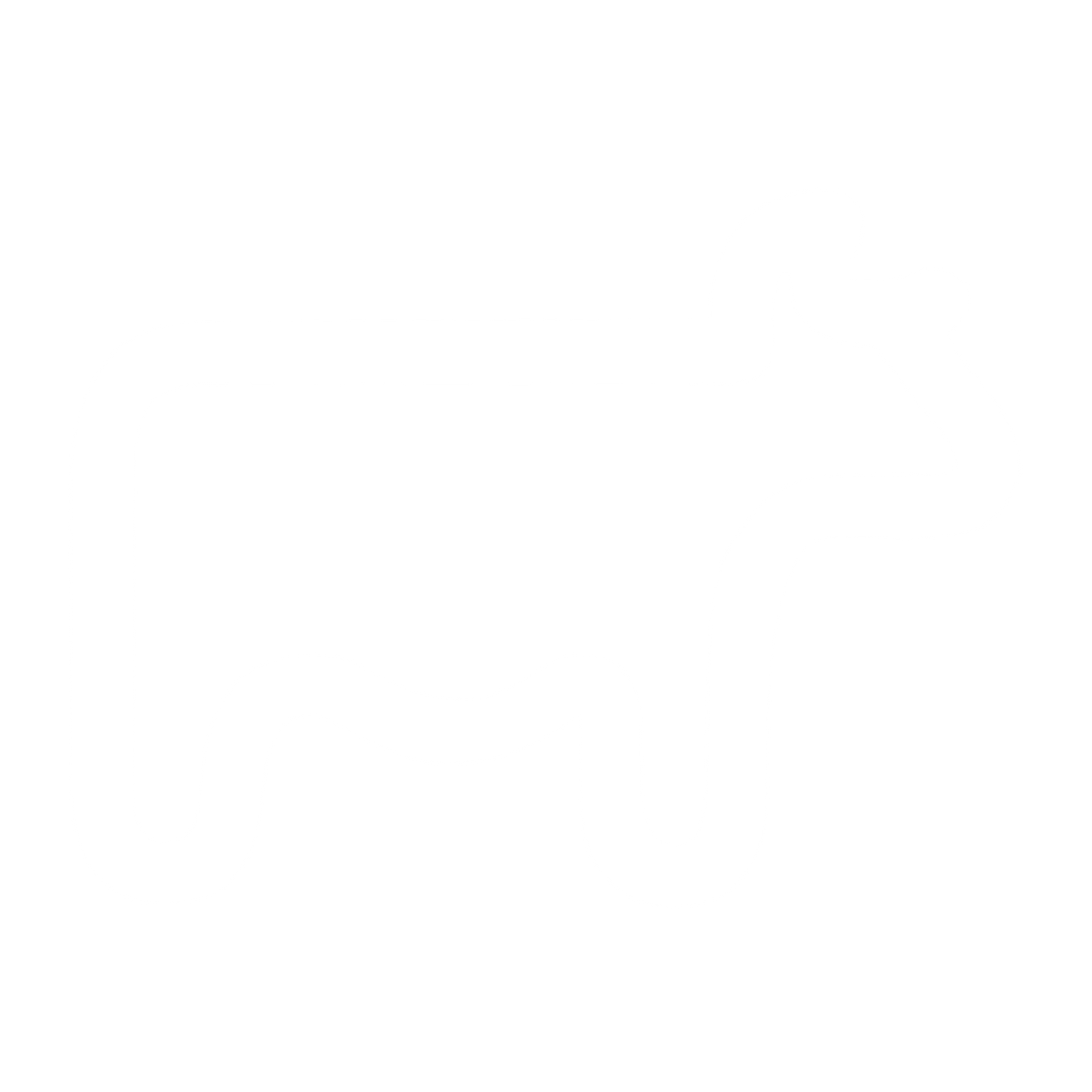 Monoline Cow Logo #ffffff