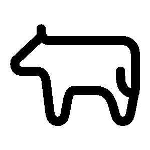 Monoline Cow Logo