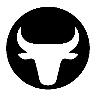 Bull Head Circle Logo