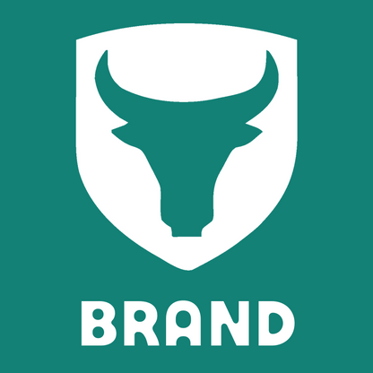 Bull Skull Shield Logo preview