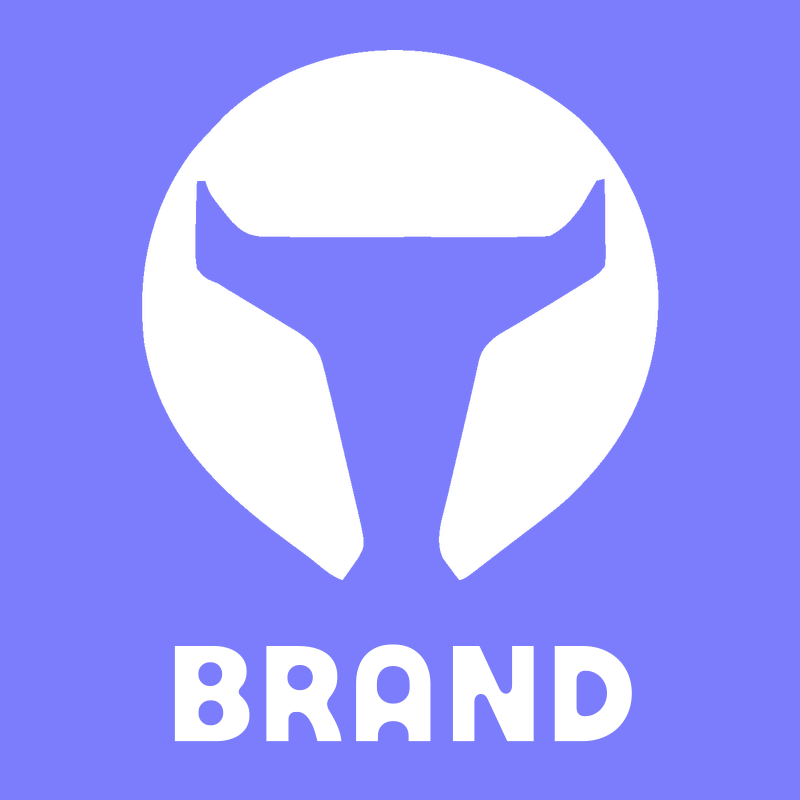 Bull Horns Negative Space Logo preview