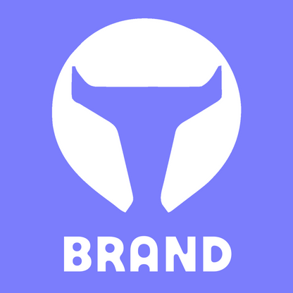Bull Horns Negative Space Logo preview