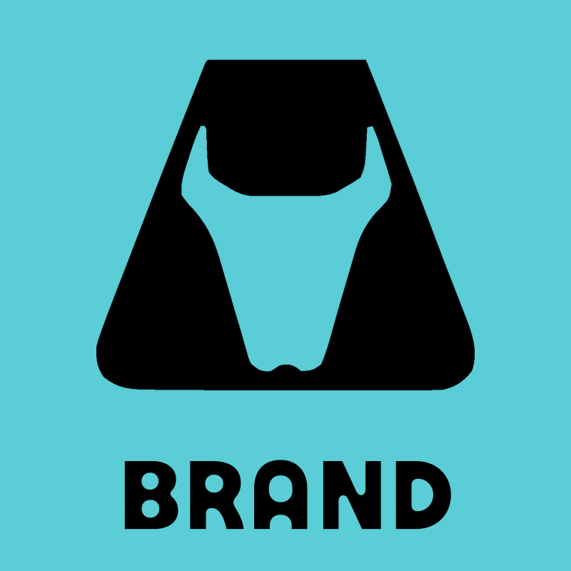 Bull Skull Negative Space Logo preview