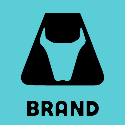 Bull Skull Negative Space Logo preview