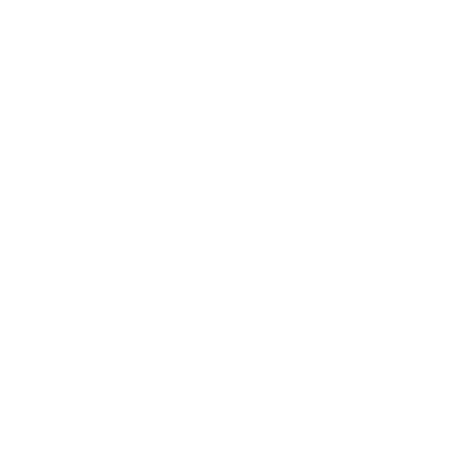 Negative Space Bull Logo #ffffff