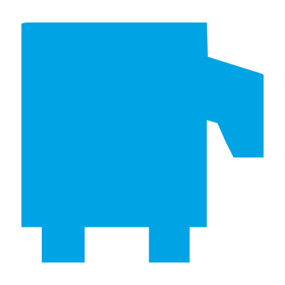 Brutalist Sheep Logo #00a3e4