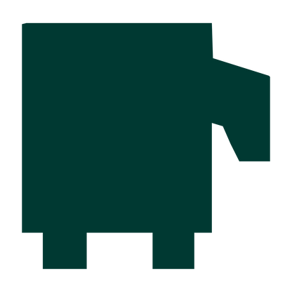 Brutalist Sheep Logo #003932
