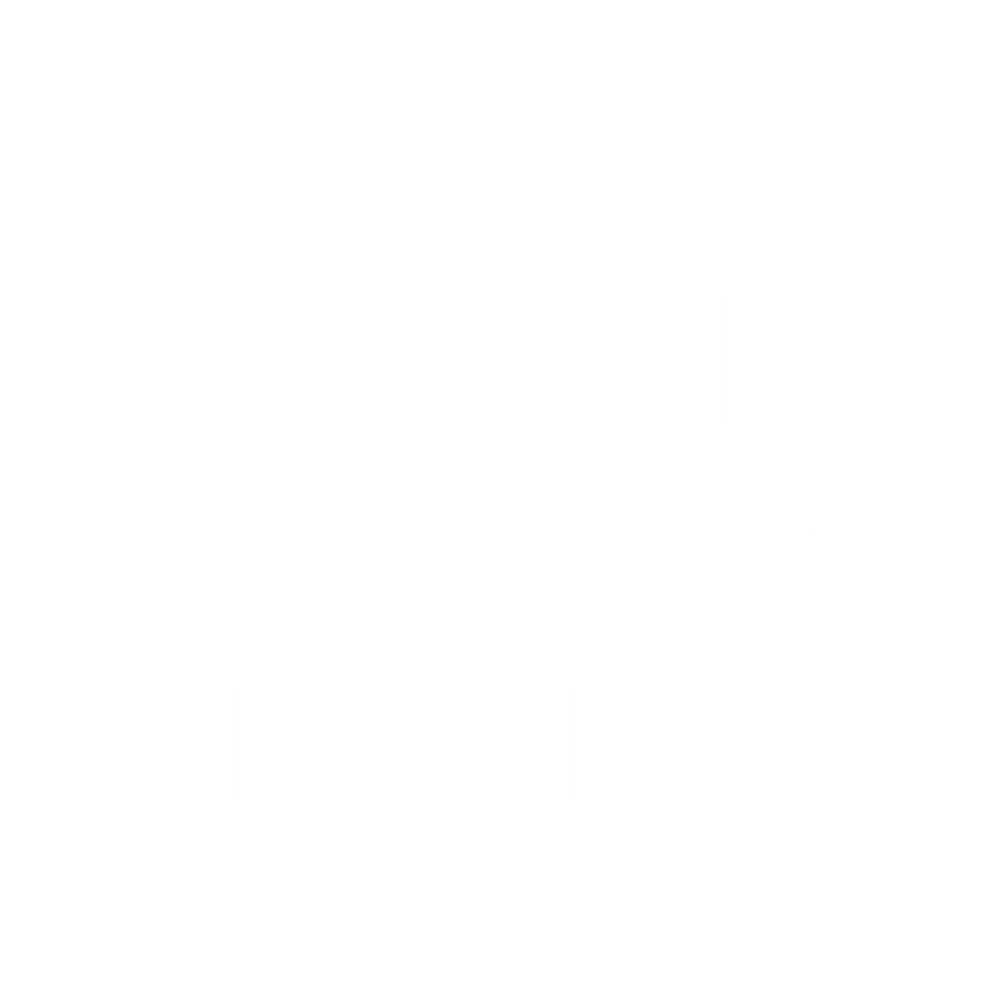 Brutalist Sheep Logo #ffffff