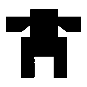Brutalist Sheep Standing Logo