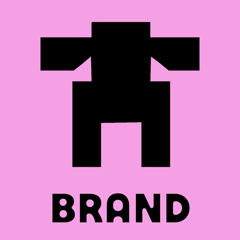 Brutalist Sheep Standing Logo preview