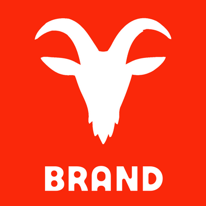 Goat Head Silhouette Logo preview