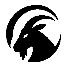 Goat Head Circle Logo