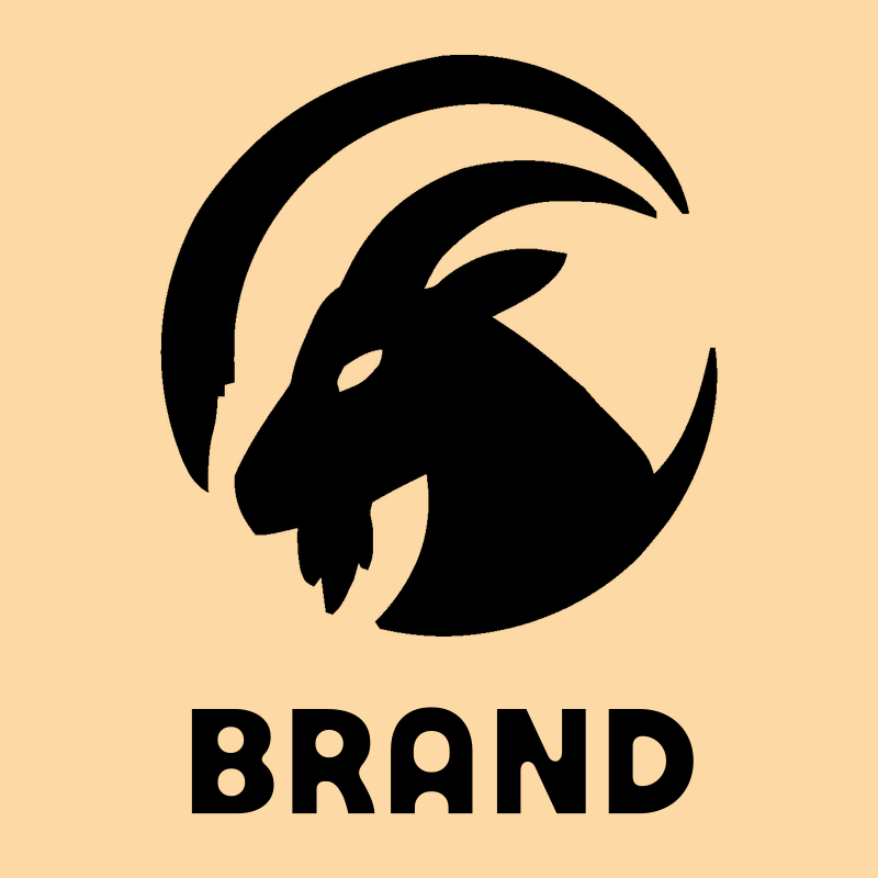 Goat Head Circle Logo preview