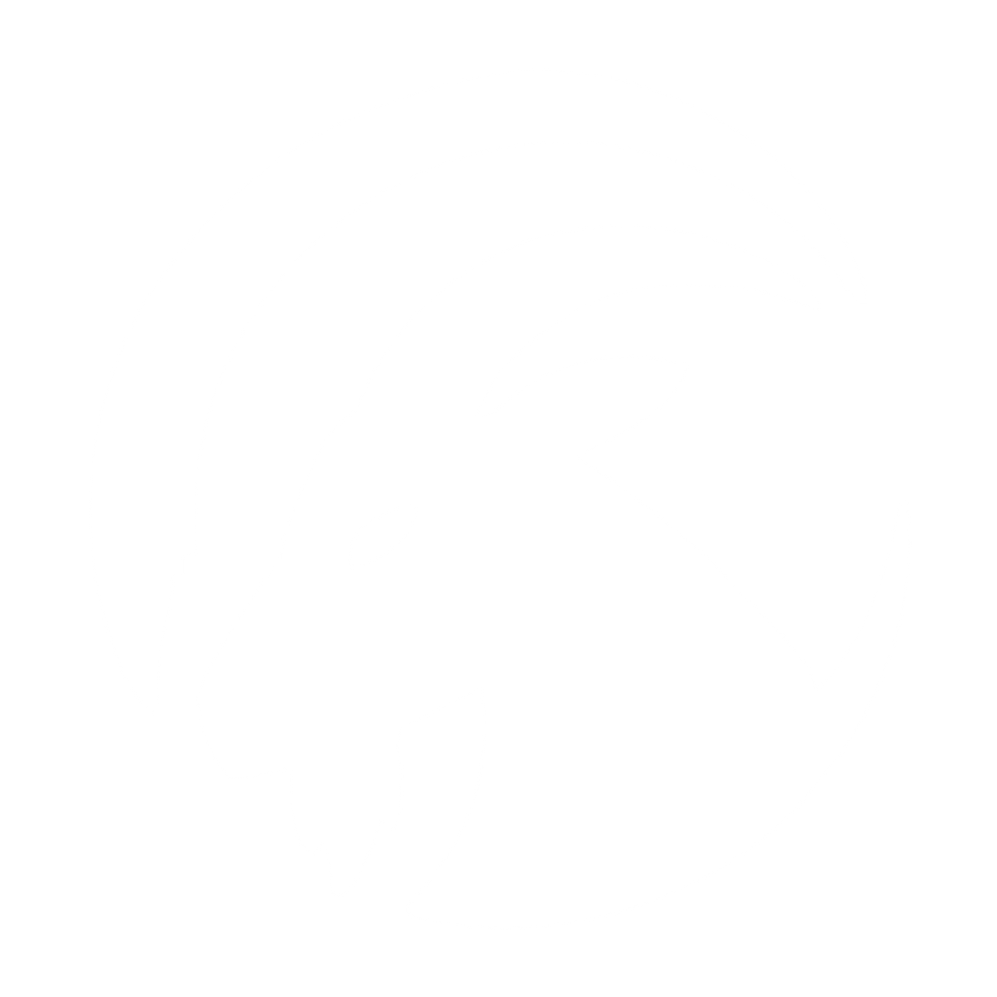 Goat Head Circle Logo #ffffff