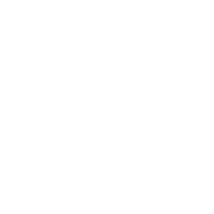 Goat Head Circle Logo #ffffff