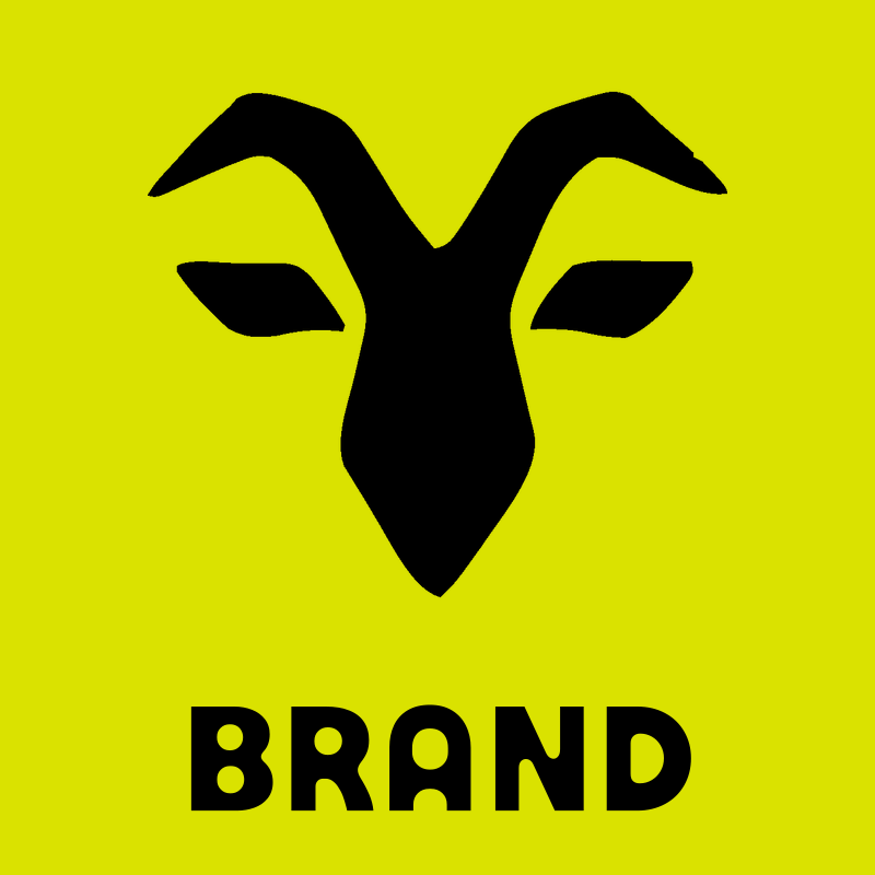 Geometric Goat Head Logo preview