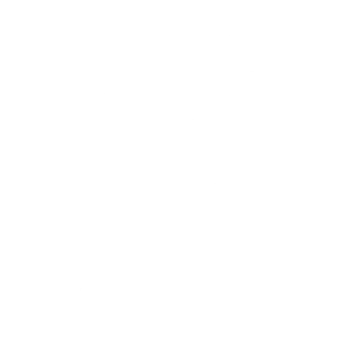 Goat Head Profile Logo #ffffff