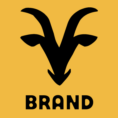 Goat Horns Head Logo preview