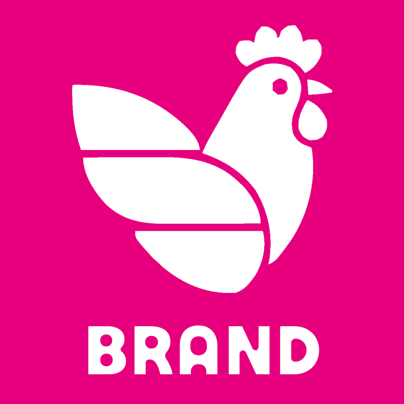 Layered Overlap Chicken Logo preview