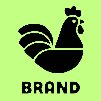 Rooster Layered Overlap Logo preview