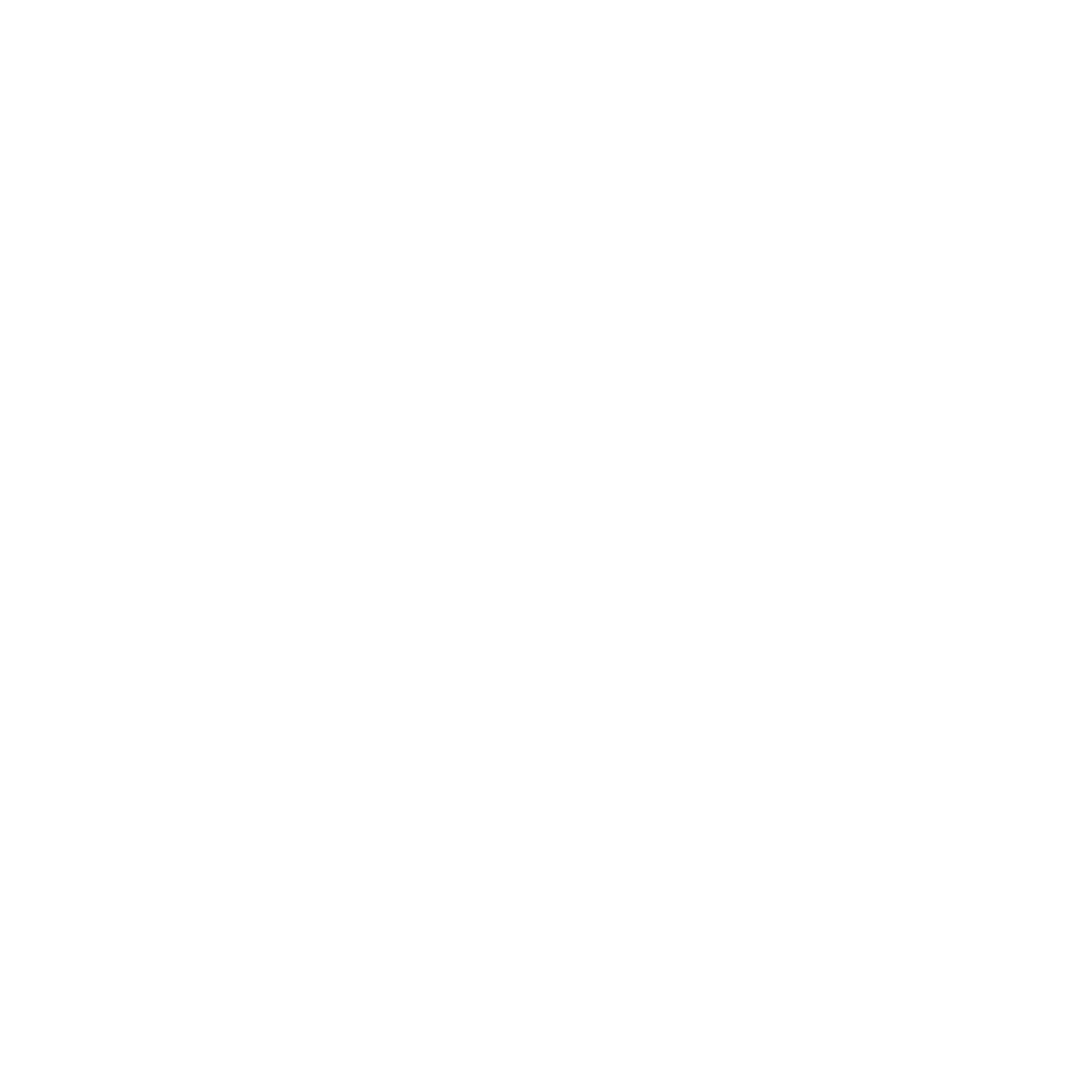Chicken in Nest Logo #ffffff
