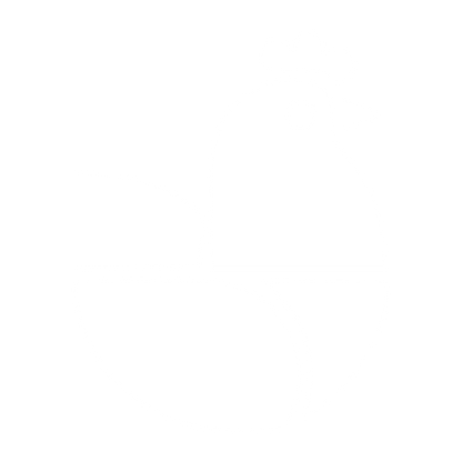 Chicken in Nest Logo #ffffff