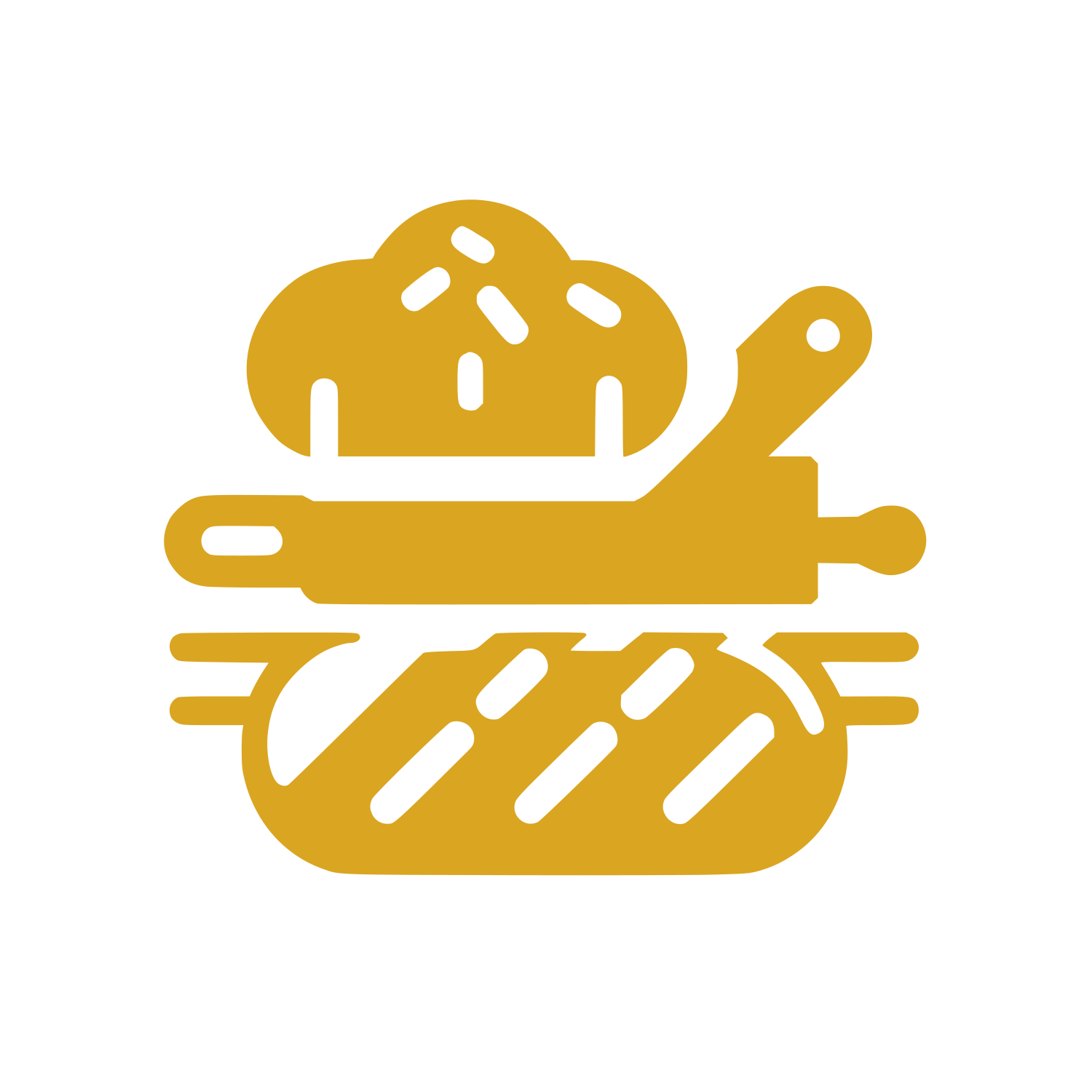 Bakery Logo Design #DAA520