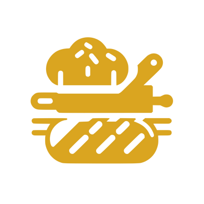 Bakery Logo Design #DAA520