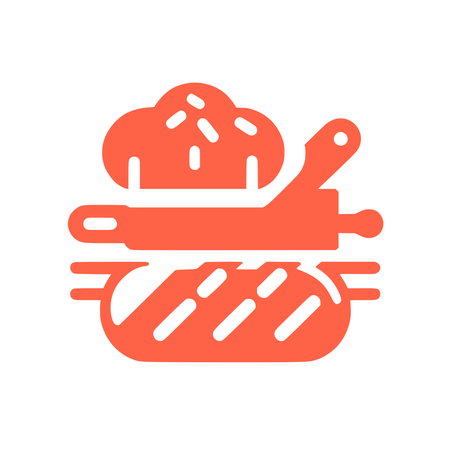 Bakery Logo Design #FF6347