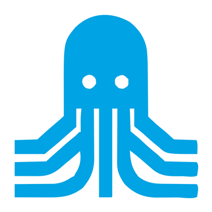 Swiss Style Octopus Logo #00a3e4